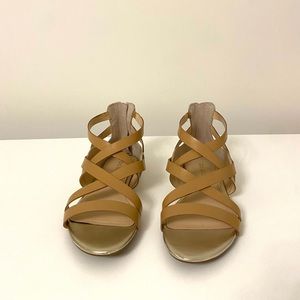 Enzo Ancionlini Tan Sandals